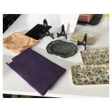 SM. EASELS, CARD TRAYS,