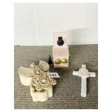 CROSS, PLASTIC PHONE, ANGEL BOX
