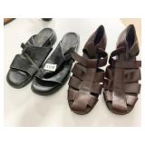 2 PAIRS SHOES SIZE 8 VILLAGER