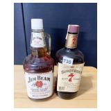 JIM BEAM, SEAGRAMï¿½S 7 UNOPENED