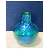ORIENT FLUME 4.5" H SIGNED VASE PO137HX4322