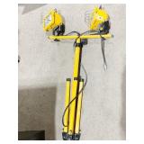 DOUBLE SHOP LIGHT ON STAND HALOGEN BULB