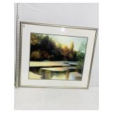 29X32 STRIFFOLINI PRINT, FRAMED AND DOUBLE