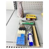 BILLIARD CHALK, CUE STICK REPAIR KIT, ETC.