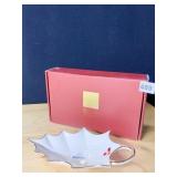 HOLLY LENOX LEAF DISH NIB $22.00