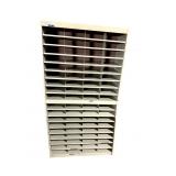 PAPER ORGANIZER IS 2 SECTION METAL 71" H X 38" W