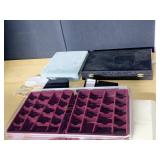 JEWELRY DISPLAY BOXES, LAMB WOOL