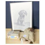 PEE WEE SHERMAN, CAMEL TIN, DOG PRINT