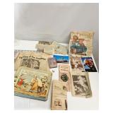 VINTAGE ROY ROGERS LUNCH BOX, PLAYING CARDS AND