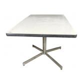 36" MCM FORMICA TOP LUNCHEON TABLE 29" H X 48" W
