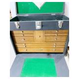 MACHINIST TOOLBOX 10 DRAWER W/ OAK INTERIOR