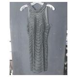 BLACK BEADED DRESS IN GARMENT BAG SIZE 0
