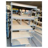 SHELF METAL FRAME ADJUSTABLE SHELVING UNIT 36" W