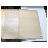 2 WOOD SHELVES 21" X 14.5"