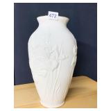 LENOX IRIS LARGE VASE 14.5" H NIB $143.00