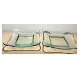 THICK GLASS CURVED EDGE GLASS PLATES