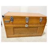 OAK GRIZZLY.COM MACHINIST TOOLBOX W/ MIRROR BACK