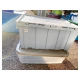 TWO STORAGE TOTES
