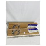 2 NEW THOMAS LIGHTING POLISHED BRASS FOUR LIGHT