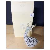 ART GLASS DEER LENOX