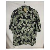 JAMAICAN JAXX HAWAIIAN SHIRT, SIZE LARGE, 100%