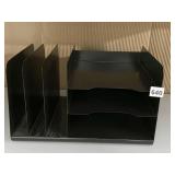 STURDY METAL DESK ORGANIZER