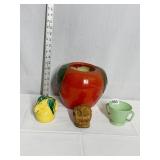 HORSE CREAMER, CLAY SCULPTED HEAD, MINT GREEN