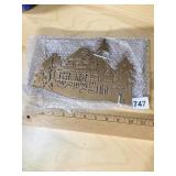 2 PC. METAL CUT OUT HOUSE