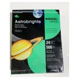 REAM WAUSA GREEN PAPER ASTRO BRIGHTS 500 SHEETS