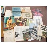 VINTAGE ADS, ARTICLES, NEWS PAPER EXCERPTS,