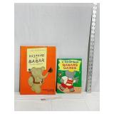 1968 BABAR GAMES POP UP BOOK AND 1966 HISTORY OF