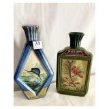 2 VINTAGE BEAM BOTTLES EMPTY