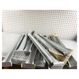 METAL WARDROBE BOX HANGERS (13) VARIOUS SIZES