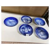 5 ROYAL COPENHAGEN PLATES
