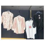 XXL NEW POOF BLACK BLOUSE, QUAKER FACTORY NEW 1X