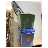 LOT OF 2 TOTES ONE TUCKER WITH LID