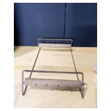 WEAVING WOOD AND METAL VINTAGE LOOM