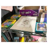 SNOOPY EXERCISE BOOK, POST CARDS, BIRD PRINT,