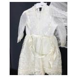 SZ. 5 CONFIRMATION DRESS W/ VAIL