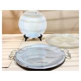 MACBETH EVANS PETAL WARE MULTI COLOR PASTEL PLATE