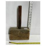 HAND CRAFTED WOODED MALLET