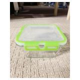 GLASS W/ LOCK LID FOOD STORAGE CONTAINER