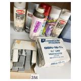 PASLODE STAPLES 3 BOXES, SPRAY CANS INCLUDING