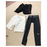 2 CHAMPION L SHORTS NEVER WORN AND PRO NIKE UNDER