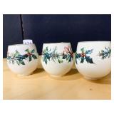 CASHEPOT HOLLY DESIGN X 3