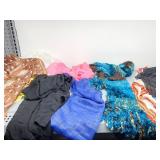 VARIOUS SCARVES SOME SILK