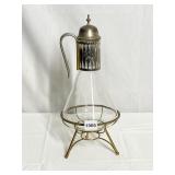 MCM GLASS DECANTER WITH STAND