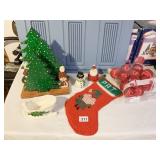 CHRISTMAS Dï¿½COR AND STOCKING