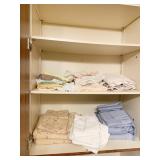 MANY WASH CLOTHES, TOWELS, SHEETS & CASES