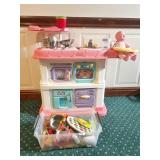 LITTLE TIKES PLAY KITCHEN FISHER PRICE SERVING